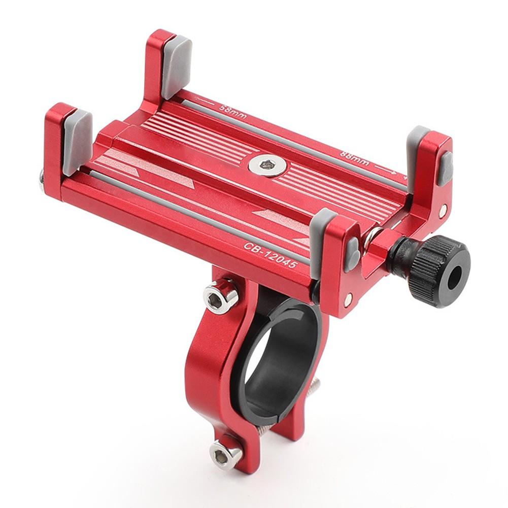 

Adjustable Size Compatibility 360° Rotation Bicycle Holder Bike Phone Mount Stem красный