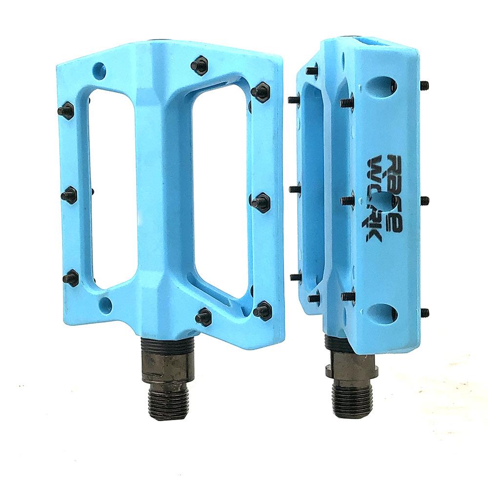 RACEWORK Road Bike Pedals Ultralight Nylon Fiber Pedal Seal Bearing Anti-Slip MTB Road Bike Bicycle Parts
