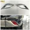 2pcs For Toyota Highlander - Chrome Car Rear Bumper Fog Light Cover Trim