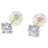 LK Salon Beautiful K18 0.34ct LK Airy Lab-Grown Diamond Studs earring Yellow GoldUsed