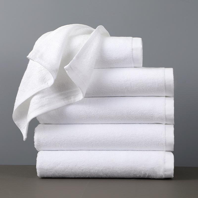 Embroidered Pure Cotton Bath & Face Towels for Hotels & B&Bs Square Towel 30x30cm 50g