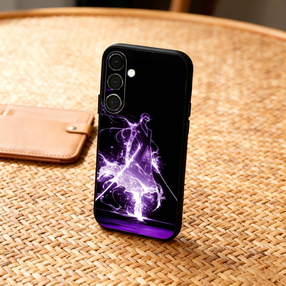 

Чехол для телефона B-Bleach Аниме Айзен для Samsung A73,72,71,A52,51,40,41,A22,A32,31,A13, Мягкий черный корпус Samsung a70