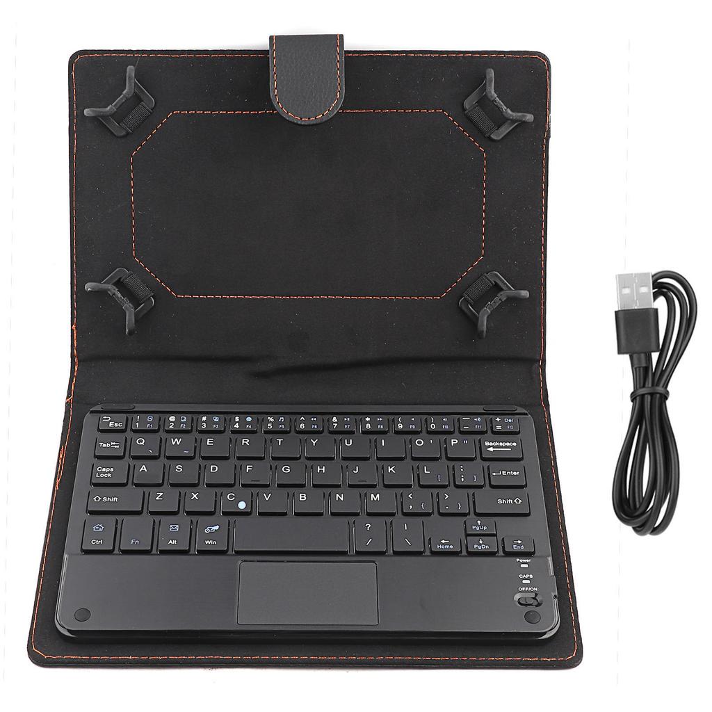78in 75‑hour Working Bluetooth Touchpad Keyboard with Protective Case for AndroidiOSWindows