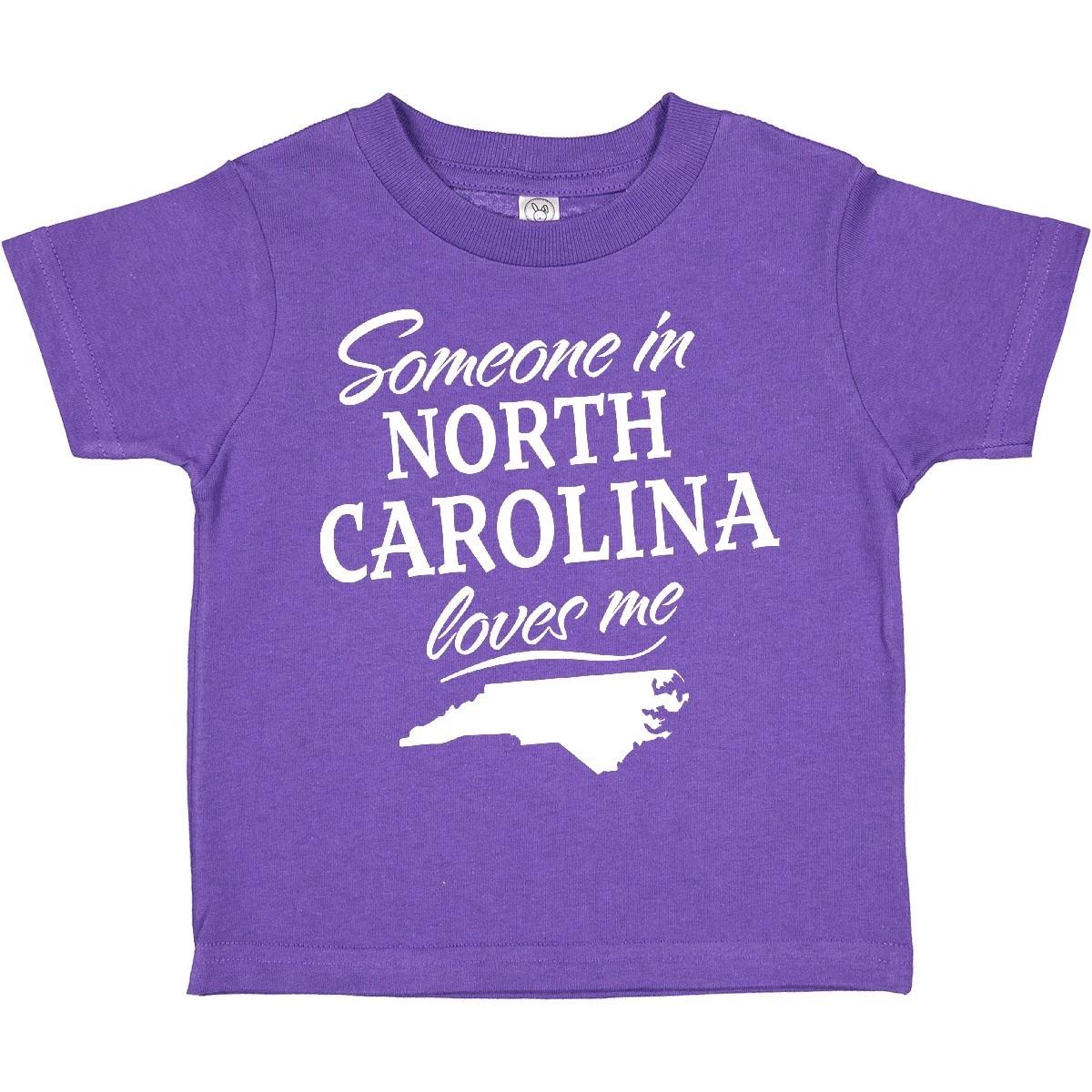 Inktastic Someone In North Carolina Loves Me Toddler T-Shirt State Home Family 110
