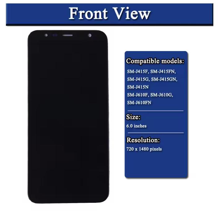 TFT With Frame For Samsung J4 Plus J415 J6+ J610 LCD Display With Touch Screen Assembly