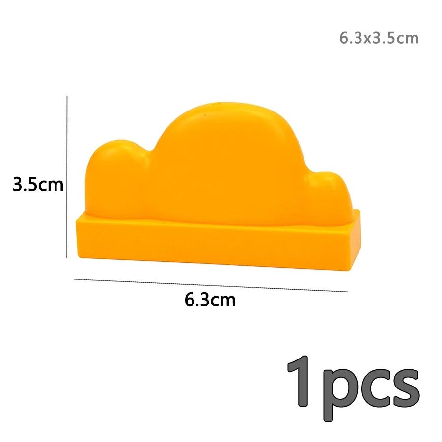 

Строительный блок большого размера, растение, фрукты, аксессуары, цветок, трава, пень, украшение, ферма, совместимые большие тарелки, кирпичные игрушки Duploes