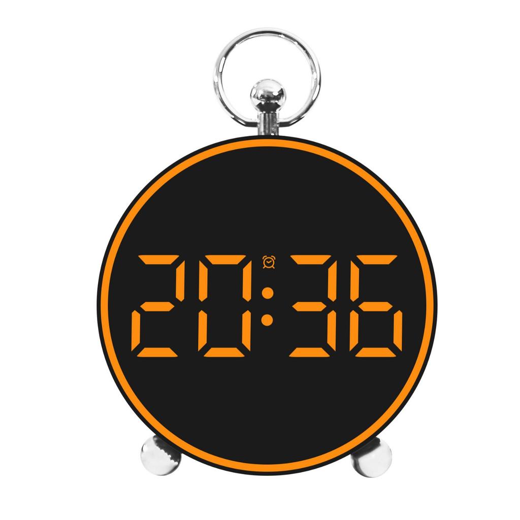 New Creative Alarm Clock Simple Electronic Clock Clock Home Bedside Clock Temperature Clock Plastic Clock