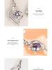 Japanese & Korean Zircon Silver-Plated Fashion Earrings: Elegant Medium-Length Hooks with Heart Details for Women