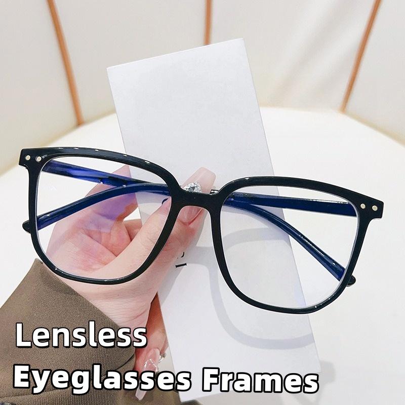 Minimalist Fashionable Oversized Eyeglasses Frames Ultra-lightweight Comfortable Durable Square Frames Lensless Unisex
