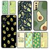 Cute Avocado Soft TPU For Realme 13 12 11 10 9 Pro Plus GT3 GT2 C21 C25 C35 C53 C55 C67 Pro 5G Phone Case Cover Fundas Capas Bag