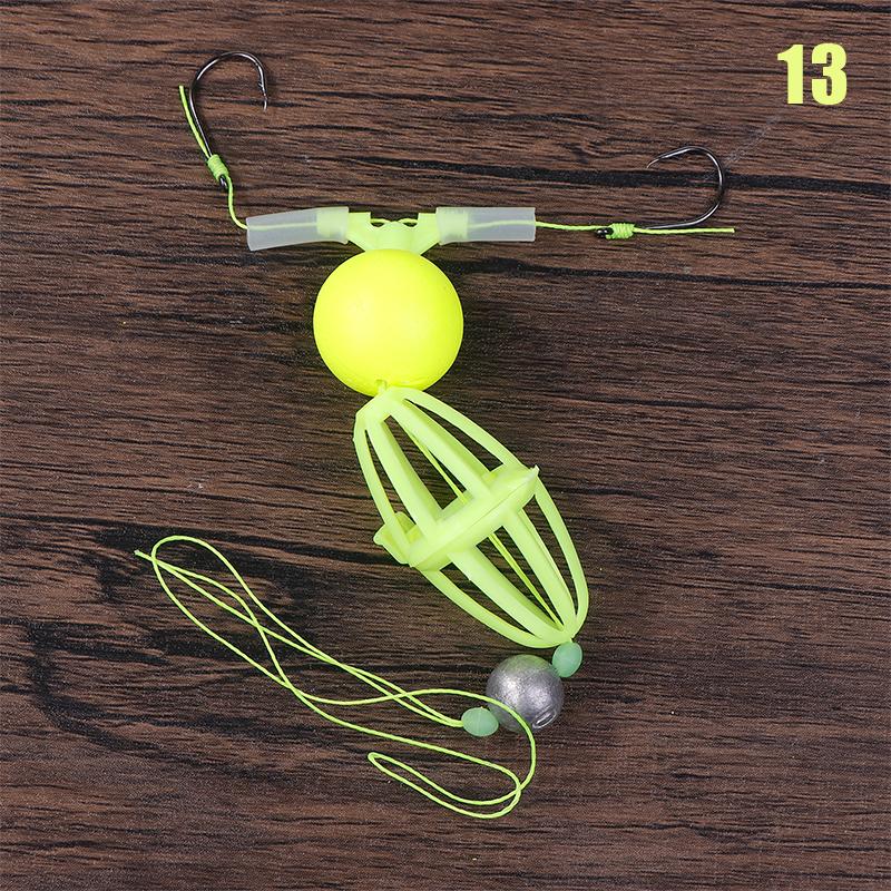 1 Stück Grundangelköderkorb Doppelhaken für Pulverköder Granulat Mais Regenwürmer Angelzubehör Zubehör