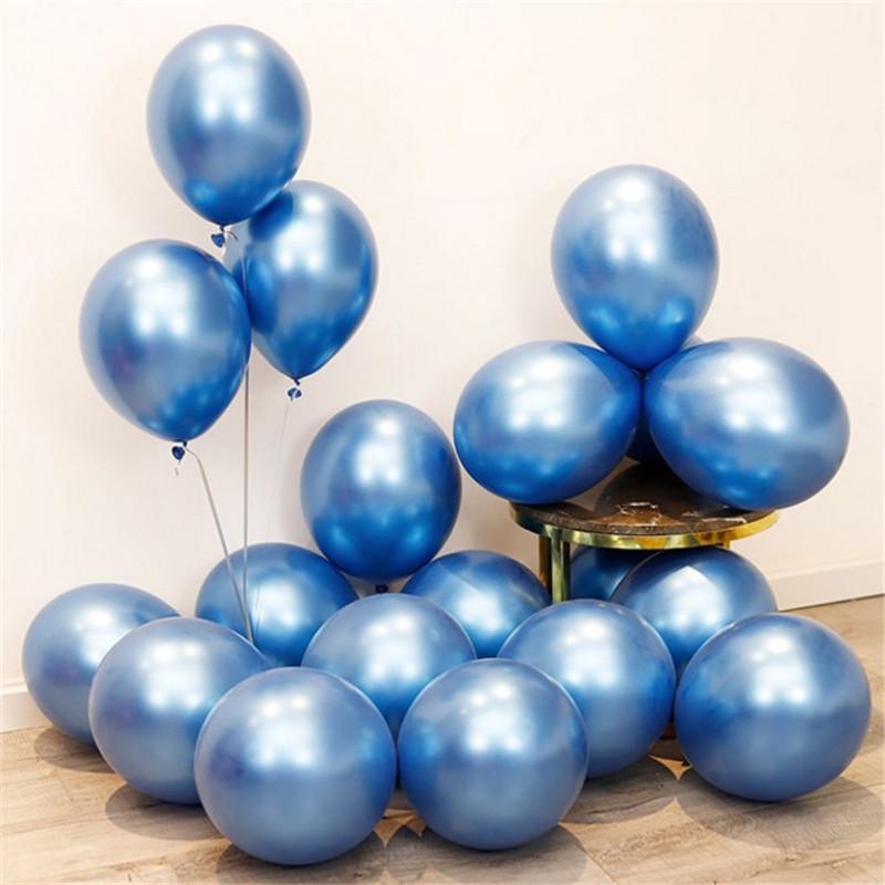 Romantic Metallic Balloons Set for Weddings, Bedrooms, and Birthdays