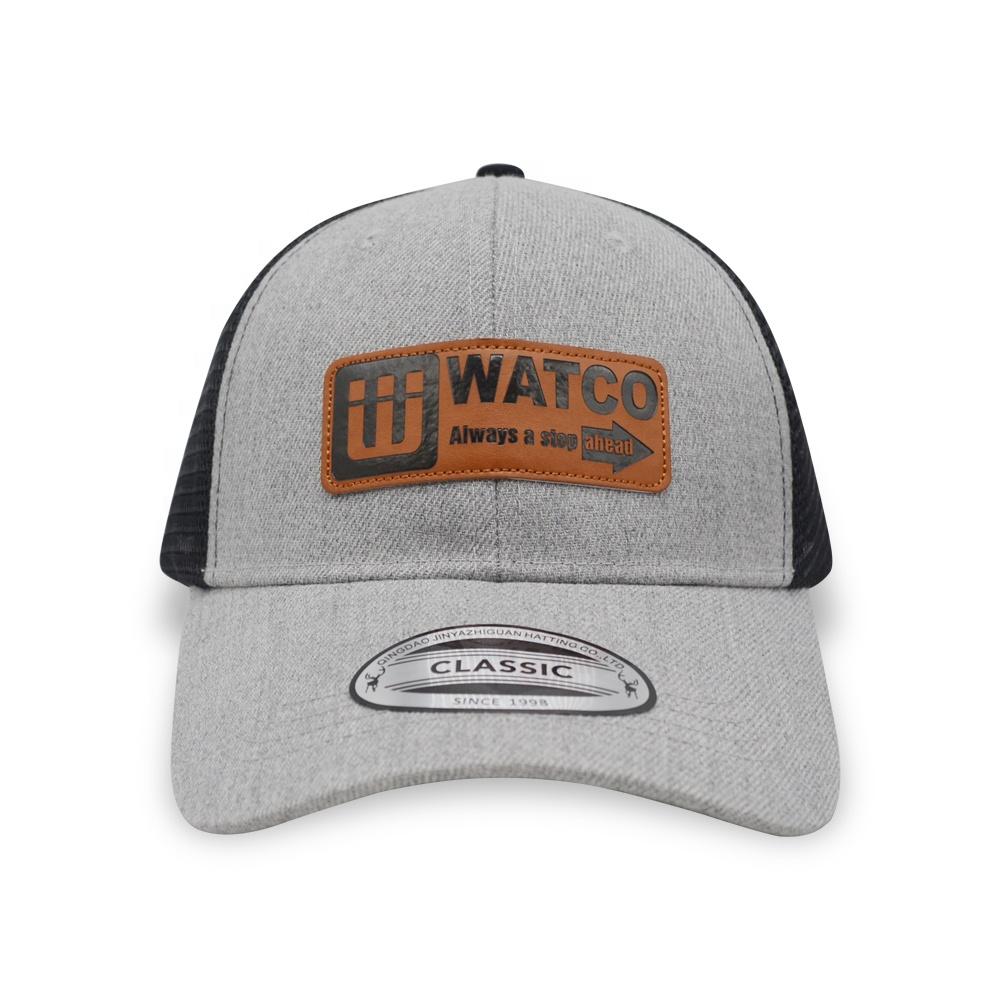 Bulk Custom 5 Panel Cotton Polyester Embroidered Printing Sport Trucker Cap 56-62cm серый