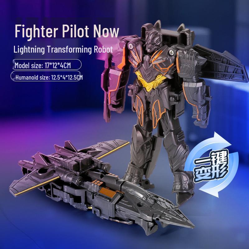 One-Step Transforming Toy Car & Robot Action Figure – Optimus Prime & Bumblebee Educational Gift for Kids