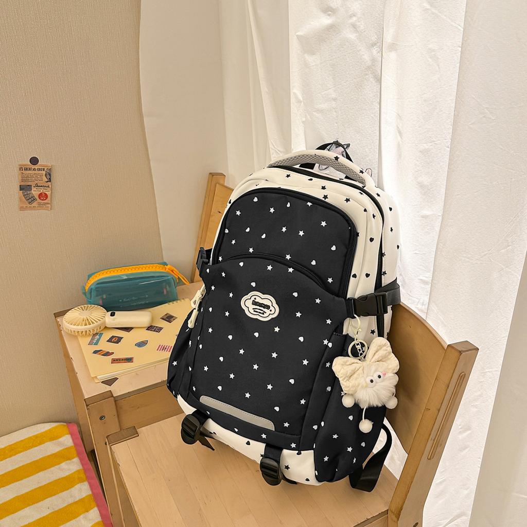 Schoolbag Korean niche design sense backpack new high value junior high school student schoolbag female sweet commuting versatile backpack