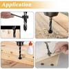 Drill Stop Collars, 16pcs Adjustable Depth Stop Collars for Drill Bits, Carbon Steel, Compatible with Drilling Machine