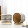 European Embossed Ceramic Planter