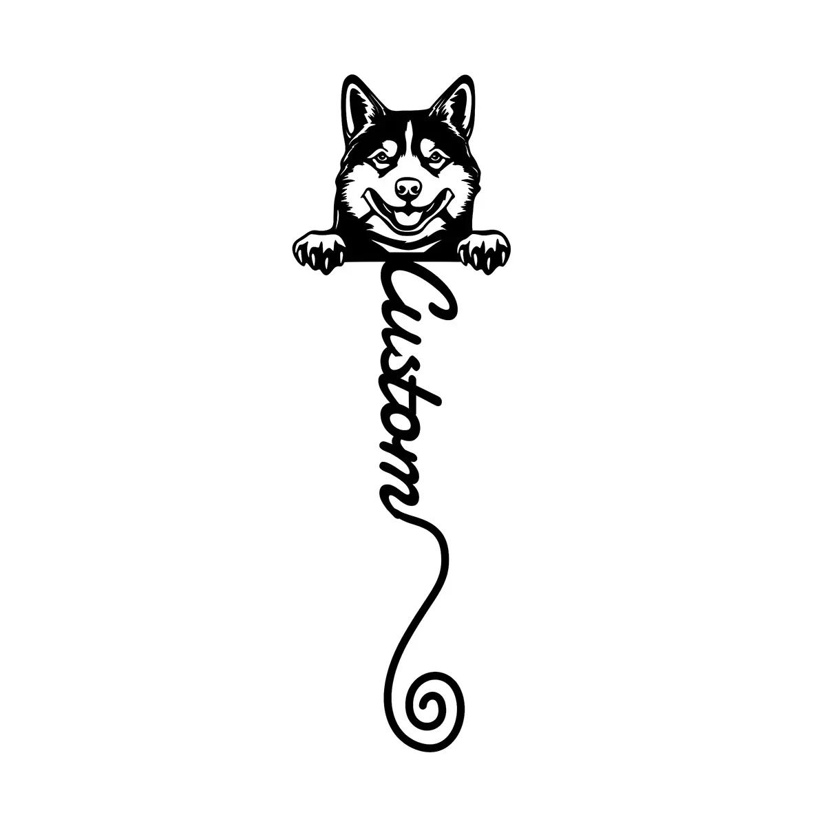 

Shiba Inu Metal Bookmark Creative Dog Lover Gift Unique Bookmarks for Women Back to School Teacher Appreciation