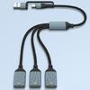 USB Type C to USB Adapter Type C Male to 3 USB 2.0 Female Adapter Extension Connector Type C OTG Cable for Laptop Tablet