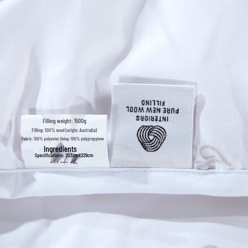 FUANNA Australian Anti-Mite Wool Winter Quilt