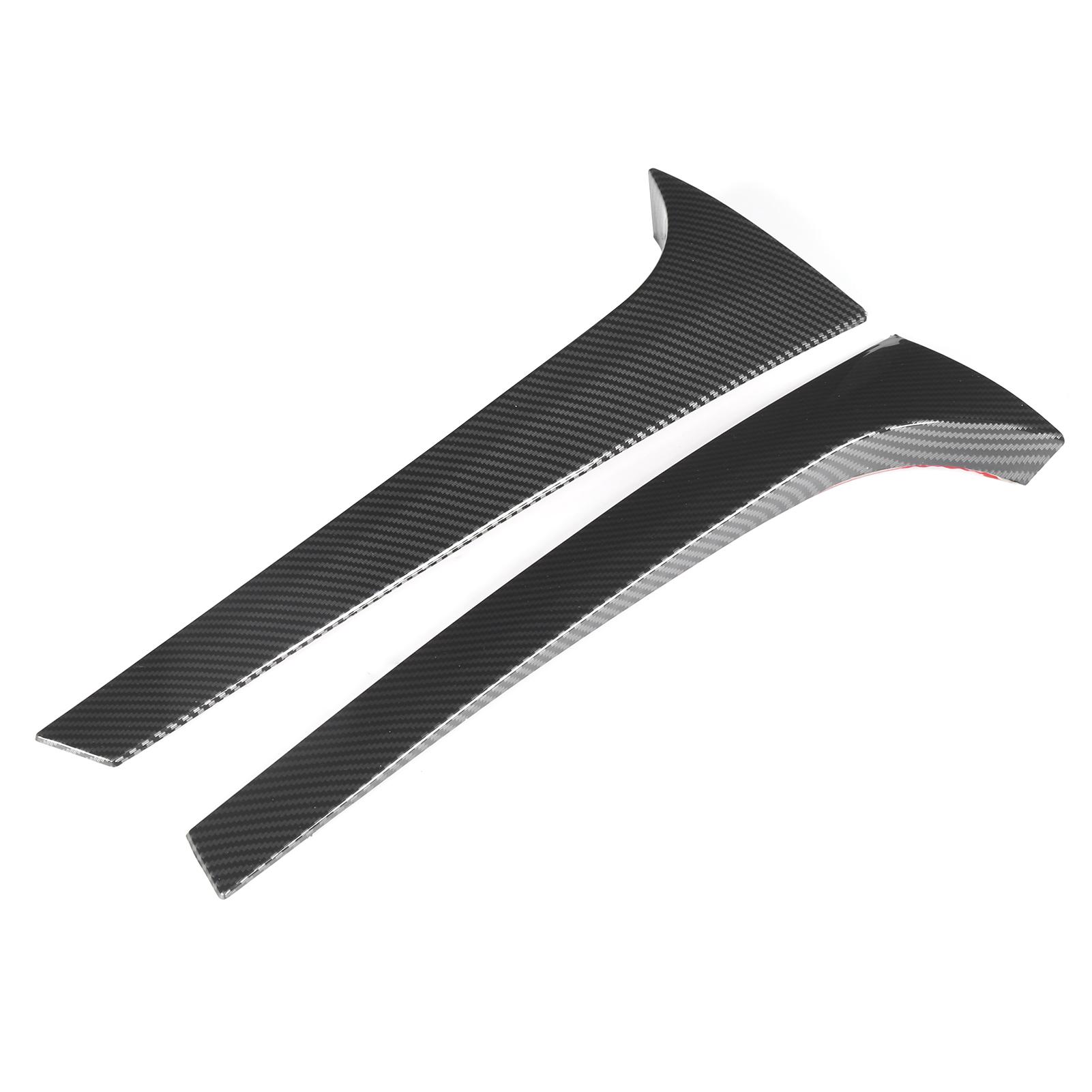2pcs Rr Window Side Spoilers Wing Canards Trim Replacement for   20162021