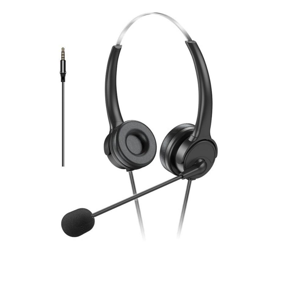 

Проводная USB-гарнитура для обслуживания клиентов и музыки - Совместима с мобильными телефонами и компьютерами