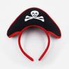 Pirátská čelenka na hlavu Halloweenská pirátská čelenka Halloweenské čelenky a korunka Čelenka do vlasů Čelenka ke Dni mrtvých Maškaráda