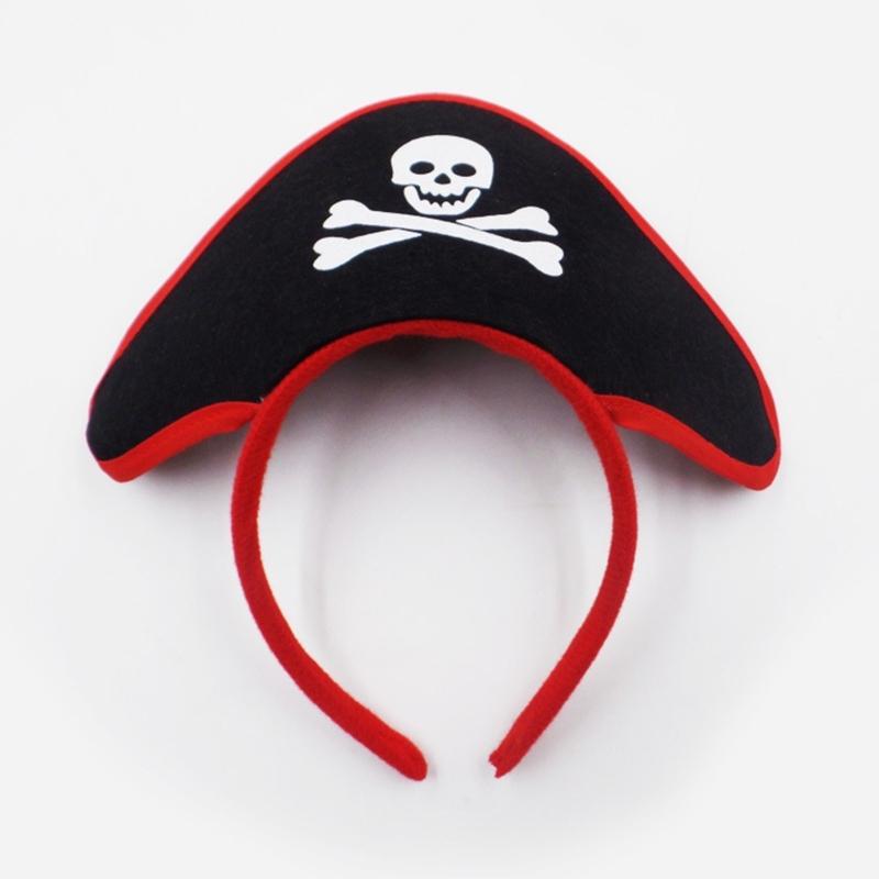 Pirate Hat Headband Halloween Pirate Headband Halloween Tiaras And Crown Hair band Day of Dead Headband Masquerade