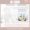 1~10PCS Stainless Steel Creative Corn Fork Fruit Fork Mini Fork Fruit Children Snack Cake Dessert Fruit Pick Toothpick Sign