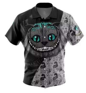 Hawaiian Shirt Fashion Trend Breathable Loose Versatile Casual Sports Summer Men