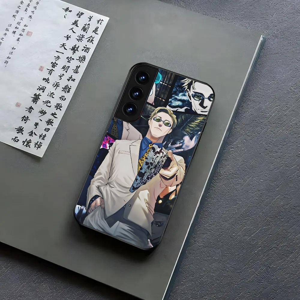 Kento T-Nanami J-Jujutsu K-Kaisen Phone Case For Samsung S24, S25 22,30,Note20,Ultra,Lite,Ultra5G,Plus,FE Black Cover
