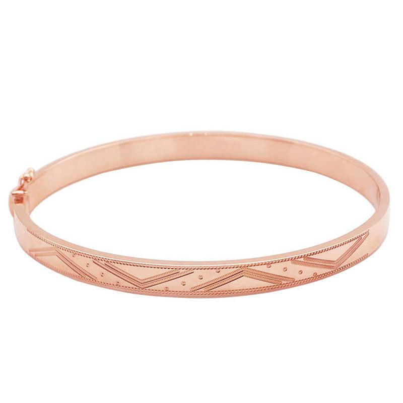 Purple Gold Color Gold Princess Bracelet Light Luxury High Temperament Rose Gold Plated Bracelet