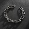 Creative Vintage Nail Hook Interlocking Bracelet Minimalist Versatile Chain Punk Style Trendy Jewelry for Women