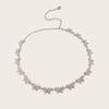 New Metal Sweet Woman Waist Chain Spring Skirt Versatile Heavy Industry Young Elegant Rhinestone Butterfly Waist Chain