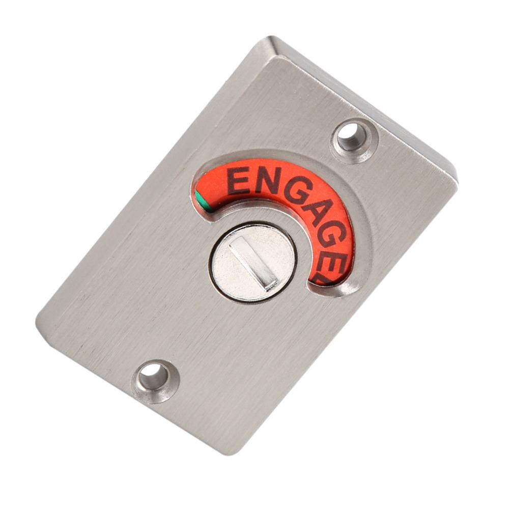 Heavy Privacy Bolt Door Lock Indicating Stall Door Latch Door Lock Indicator  Bathroom Toilet