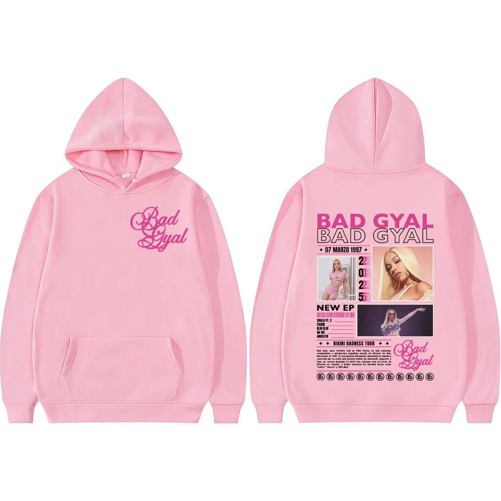Bad Gyal Bikini Badness Tour 2025 Graphic Hoodies Men Women Fashion Aesthetic Hoodie High Quality Long Sleeve Loose Sweatshirts