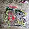 Soft Bait Combo Set: Lead Head Hook, Soft Worm, Luya & Catfish Bait