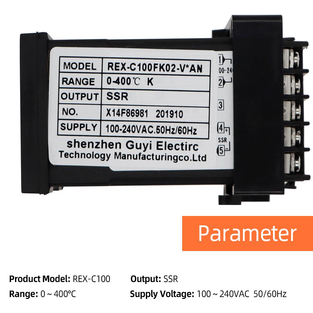 

REX-C100 SSR C700 Реле Цифровой ПИД-регулятор температуры Термостат Универсальный вход Выход Прибор SSR Термопара K