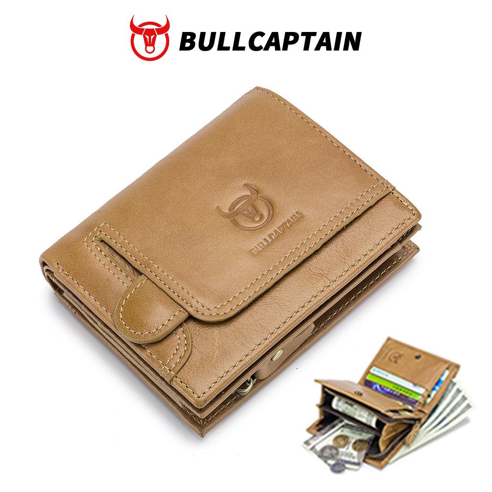 Herren Geldbörse und Kartenhalter aus echtem Leder