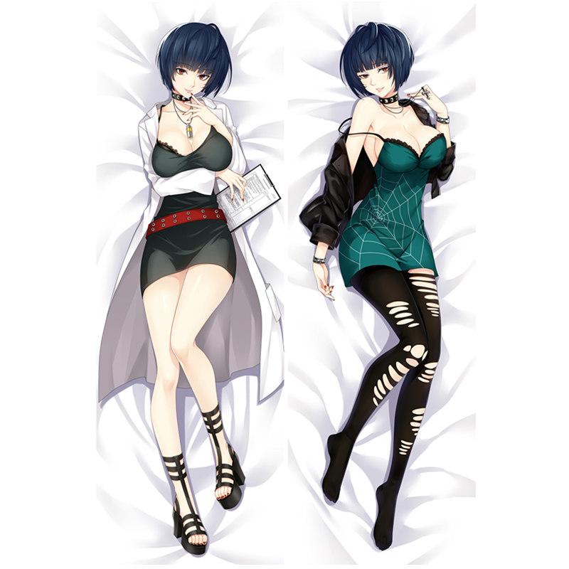 60x180cm Anime PSP Game Persona 5 Pillow Cover P5 Dakimakura Case Tricot 3D Double-sided Bedding Hugging Body Pillowcase