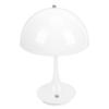 Mushroom Table Lamp 3 Color Temperatures Stepless Dimmable Touch Control Rechargeable Mid Century Modern Lamp for