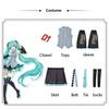 Anime Figures Performance Clothes Miku Cosplay Costume JK Skirt Suit Wig Accessories Halloween Carnival Party Comic Con