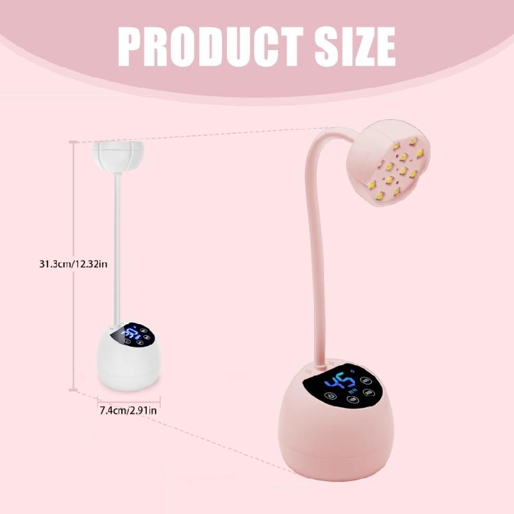 UVS Light for Gel Polish Nails Quick Drying Nail Dryer Gel Polish Curing Lamp UVS LED Nail Lamp Rechargeable Nail Light