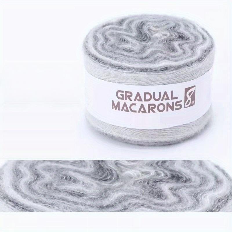 

Набор из 6 мотков градиентной пряжи, толстый полиэстер для вязания перчаток и шапок - Многоцветный омбре, 600 г пряжи для рукоделия