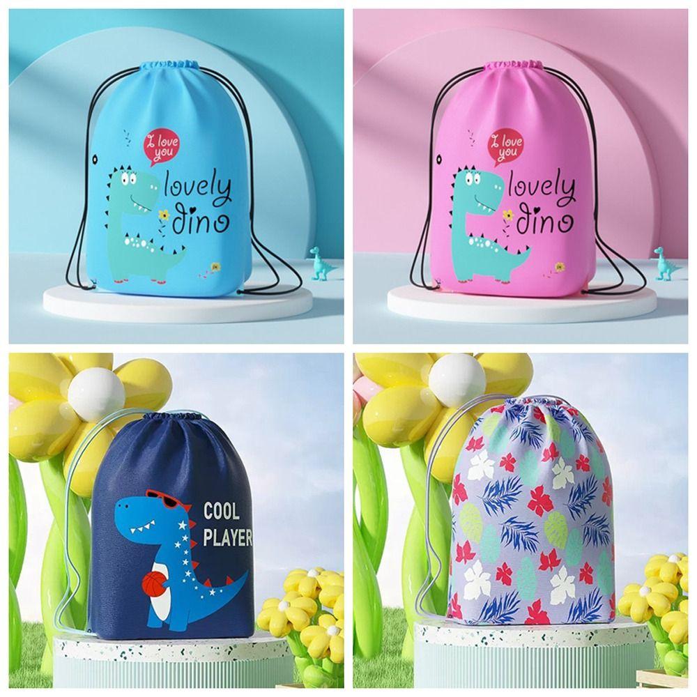 

Водонепроницаемая детская сумка для плавания Динозавр Спортивный рюкзак на шнурке для плавания для детей Style 5