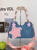2024 Trendy Y2K Japanese Spicy Girl Denim Shoulder Crossbody Bag