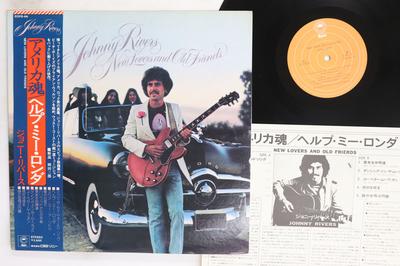 LP Record JOHNNY RIVERS  New Lovers And Old Friends ECPO66 EPIC 1975 Japan Obi Rock Used