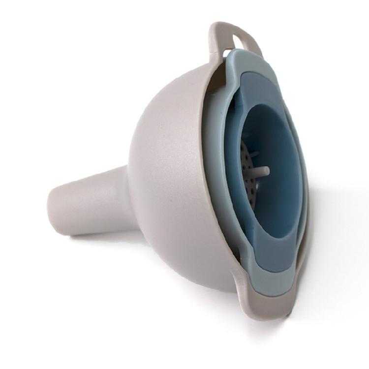 Versatile Pouring Set with Filter and Handle Kitchen Funnel Set Plastic Material