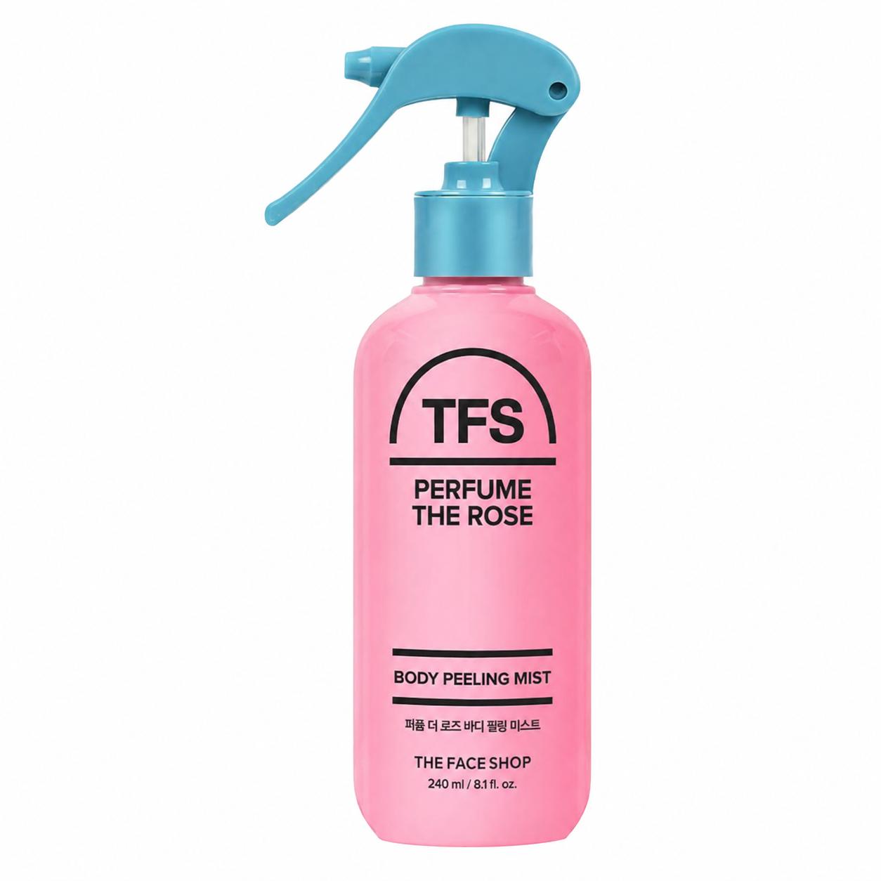 THE FACE SHOP Perfume The Rose Body Peeling Mist 240ml Korean Body Exfoliating Spray