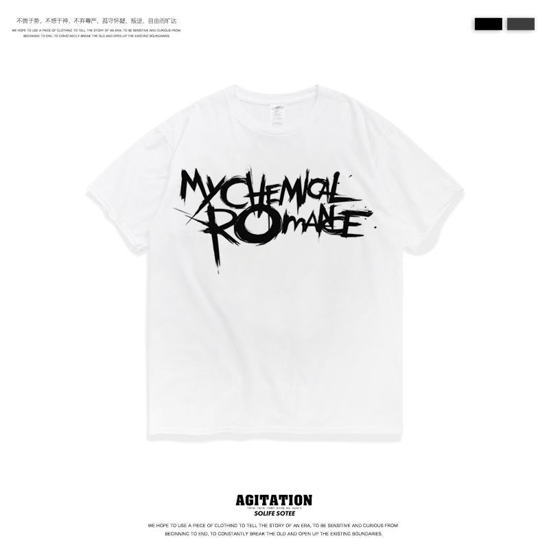 My Chemical Romance Rock Band Short Sleeve T-Shirt MCR Men's Top Oversized T Shirt T Shirts for Men